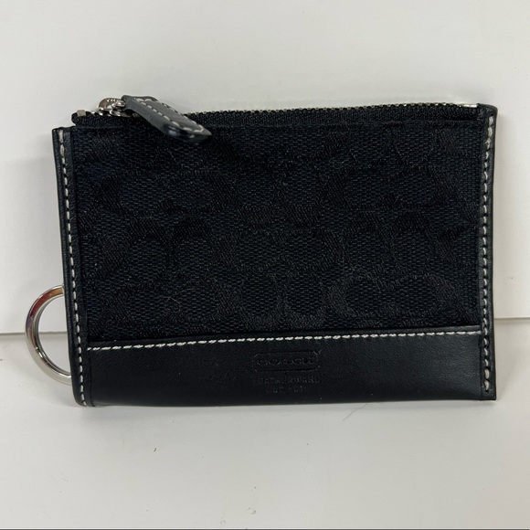Coach | Monogram Clutch Wristlet Keychain - Picture 1 of 7
